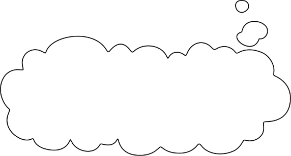 Speech bubble bottom